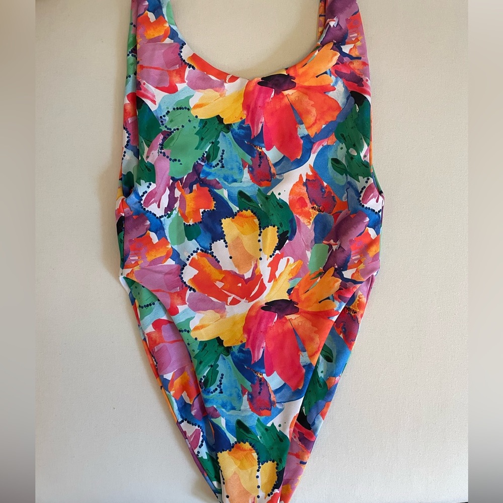 Multi-color Skatie one piece swimsuit